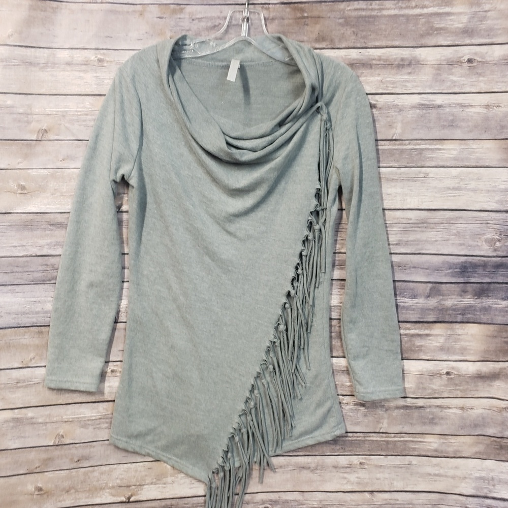 Women's Tasseled Wrap Sweater